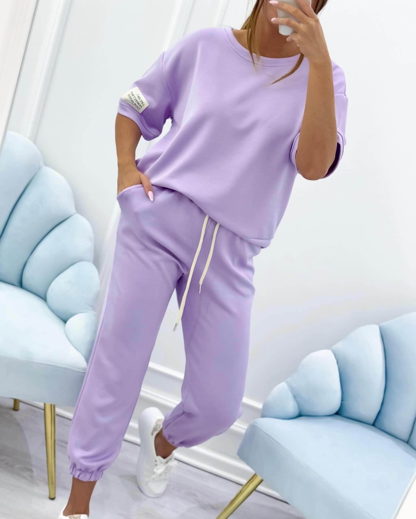 Elise™ | Ansamblu lounge cu mâneci scurte