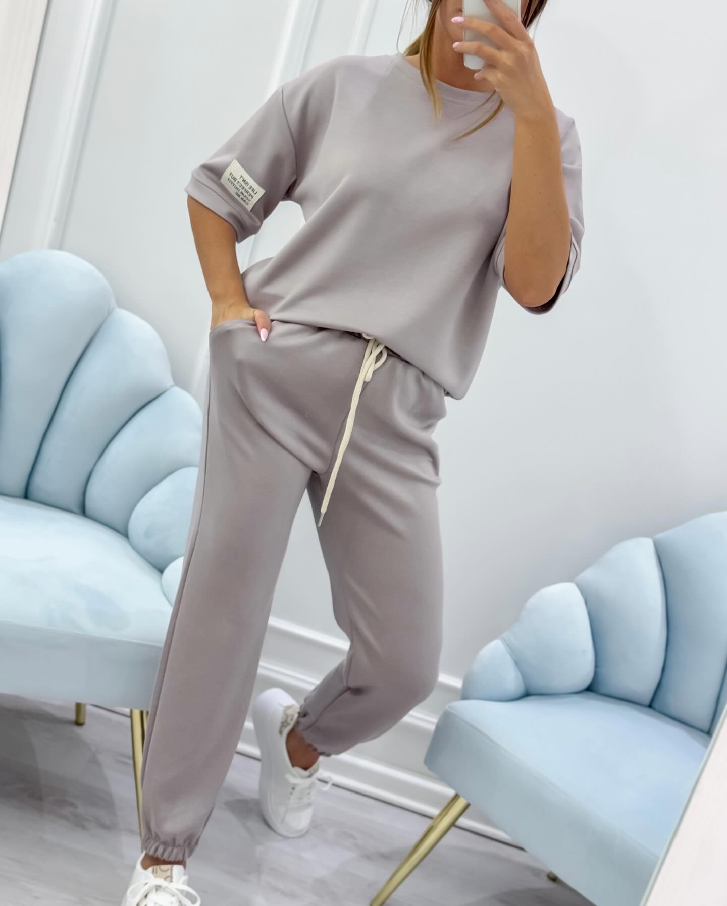Elise™ | Ansamblu lounge cu mâneci scurte