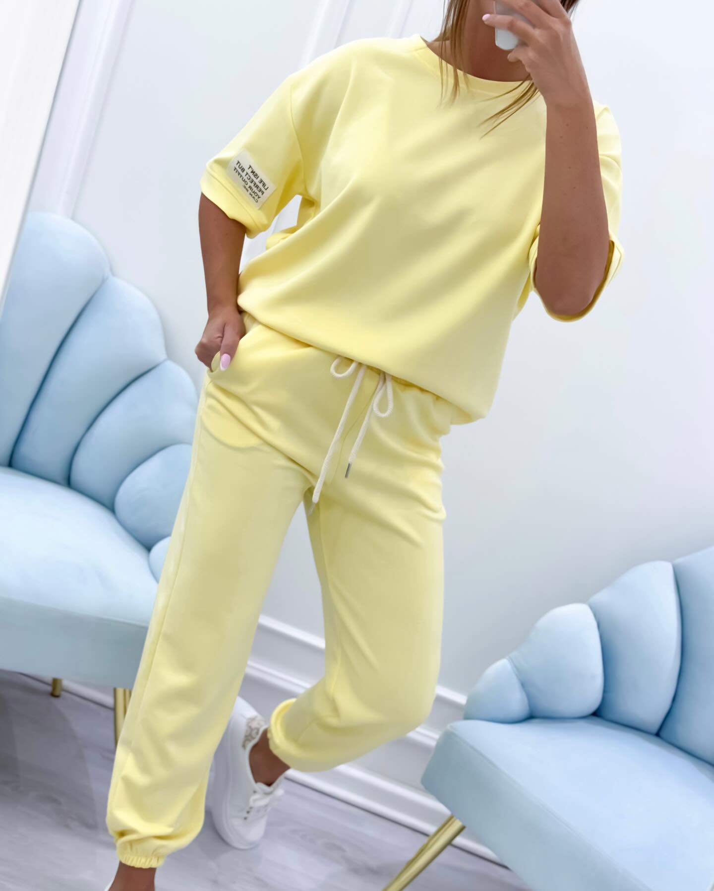 Elise™ | Ansamblu lounge cu mâneci scurte