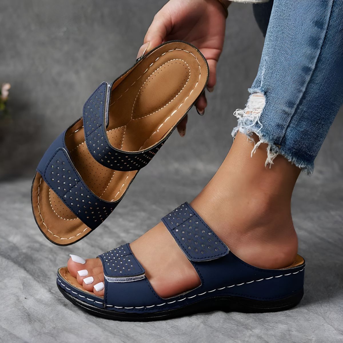 Théodora – Sandale ortopedice elegante și confortabile