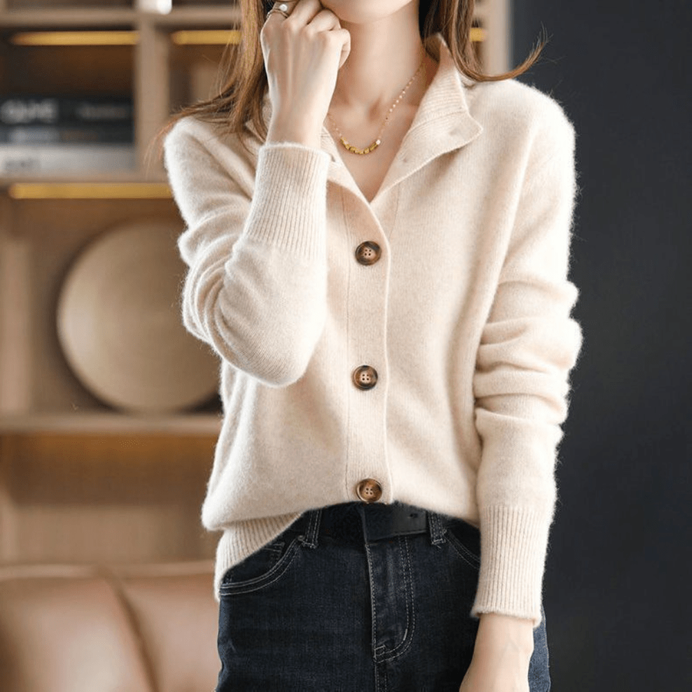 Annie™ | Vestă din Cashmere Tricotat