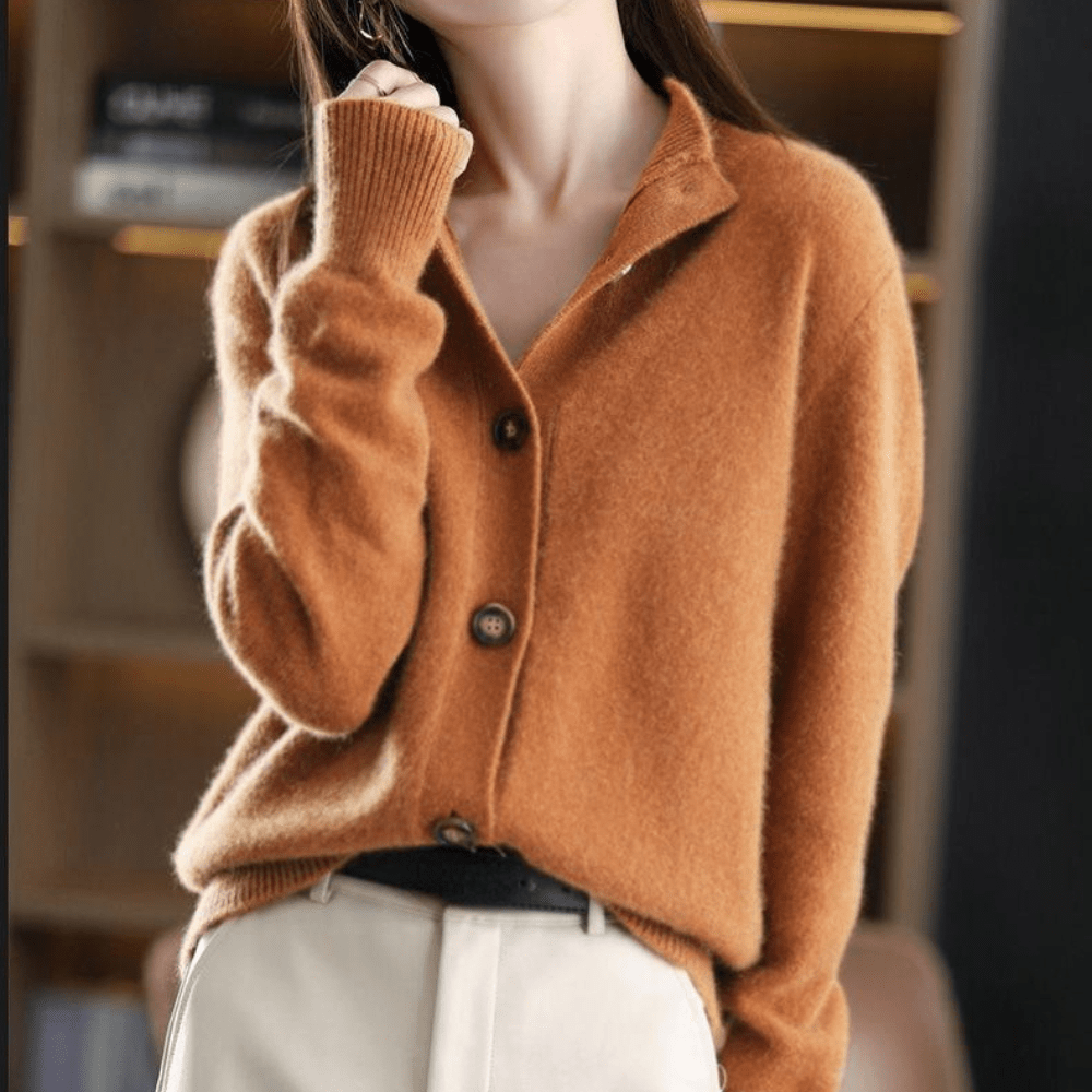 Annie™ | Vestă din Cashmere Tricotat