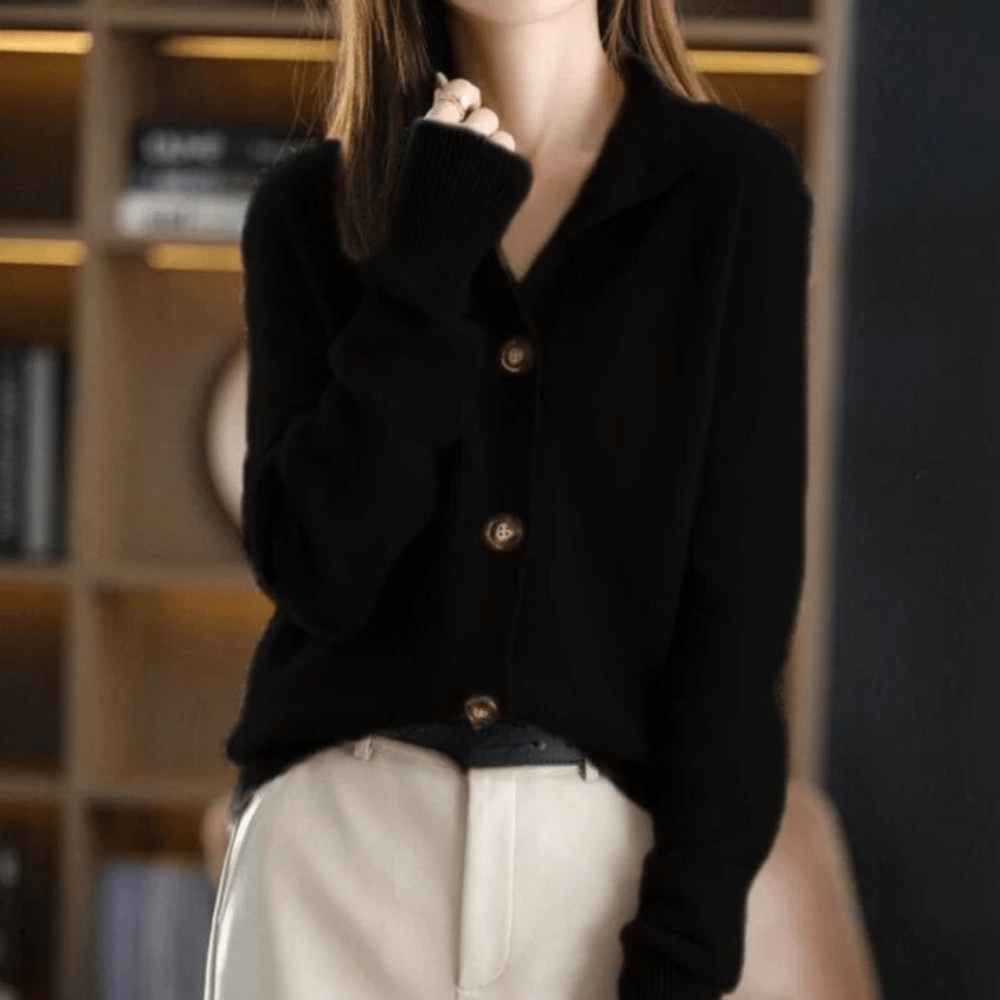 Annie™ | Vestă din Cashmere Tricotat
