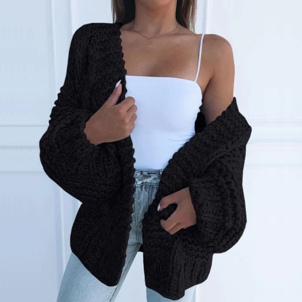 Eleanor - Cardigan Relaxat din Tricot Groasă