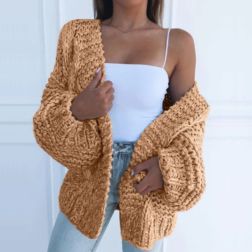 Eleanor - Cardigan Relaxat din Tricot Groasă